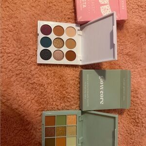 Glowcore and Chica Beauty eyeshadow palette duo